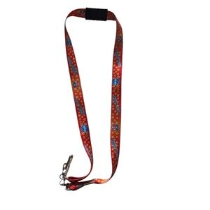 NFL Pro Bowl | 2007 Orange & Yellow Silver Detailed Lanyard | Memorabilia 1